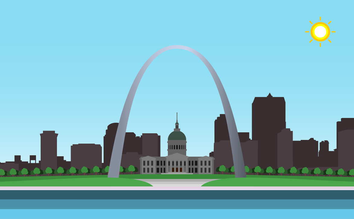 St. Louis, MO Arch Riverfront